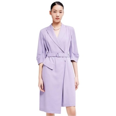 рокля,дамски,поли,и,рокли,lily,solid,colour,suit,dress,gray,purple,(purple)