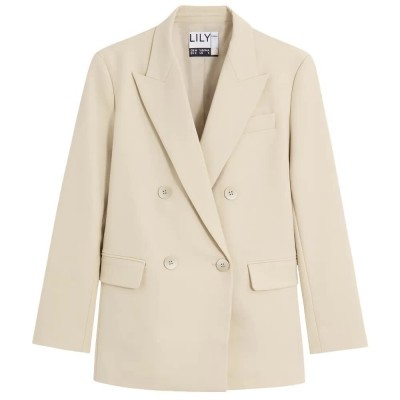 сако,дамски,сака,lily,stylish,and,smart,blazer,light,beige,(beige)