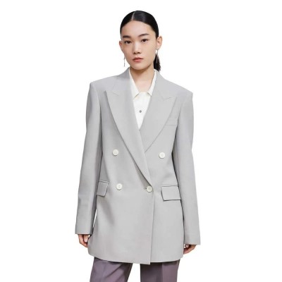 сако,дамски,сака,lily,temperament,solid,colour,blazer,gray,(grey)