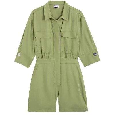 гащеризон,дамски,гащеризони,lily,temperament,solid,colour,jumpsuit,olive,(green)