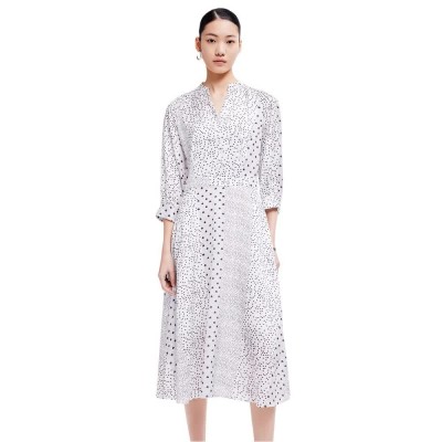 рокля,дамски,поли,и,рокли,lily,vintage,polka,dot,long,dress,white