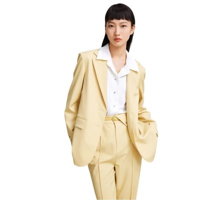 сако,дамски,сака,lily,wrinkle,resistant,cationic,blazer,light,yellow,(yellow)