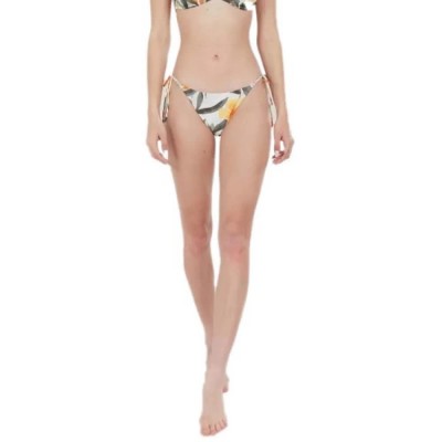 дамски,бански,костюми,fundango,innisfil,ii,tie,side,bikini,bottom,tropical,green,(white)