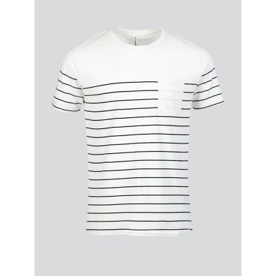 тениска,мъжки,тениски,fundango,jaggy,pocket,short,sleeve,t,shirt,fog,(white)