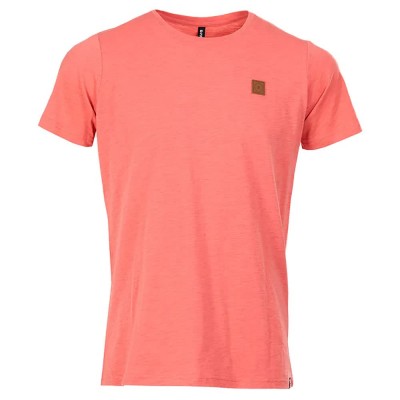 тениска,мъжки,тениски,fundango,jaggyy,structured,short,sleeve,t,shirt,red,orange,(coral)