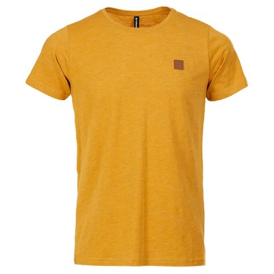 тениска,мъжки,тениски,дамски,тениски,fundango,jaggyy,structured,short,sleeve,t,shirt,yellow,(golden,brown)