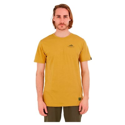 тениска,мъжки,тениски,fundango,round,graphic,short,sleeve,t,shirt,yellow,(willow)