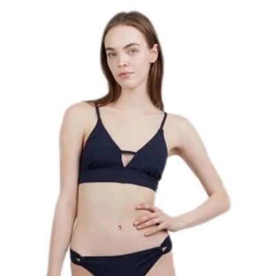 дамски,бански,костюми,fundango,sahara,v,neck,cami,bikini,top,navy,(blue)