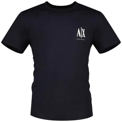 тениска,мъжки,тениски,armani,exchange,xm000365,af12308,t,shirt,deep,navy,(black)