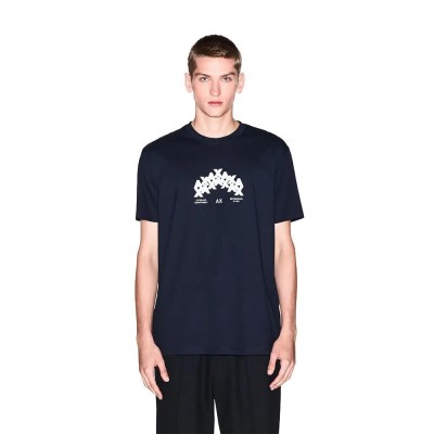 тениска,мъжки,тениски,armani,exchange,xm001909,af10362,t,shirt,blue,(deep,navy)