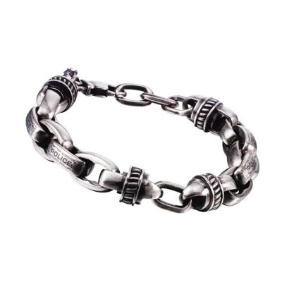 бижутерия,police,pj22257bss,01,bracelet,silver,(stainless,steel)