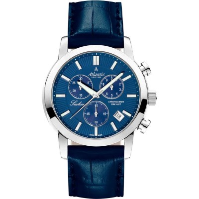 часовник,часовници,atlantic,62450.41.51,watch,blue,(blue)