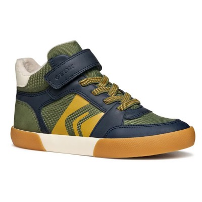 маратонки,детски,маратонки,geox,gisli,trainers,military,navy,(green)