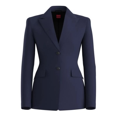 сако,дамски,сака,hugo,asmalla,10268884,red,blazer,blue,(navy)