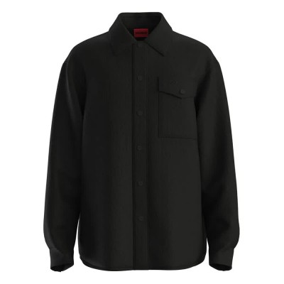 риза,с,дълъг,ръкав,дамски,ризи,мъжки,ризи,hugo,evinus,long,sleeve,shirt,black,(black)