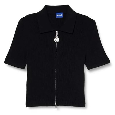 блуза,дамски,пуловери,дамски,плетени,дрехи,hugo,sholer,blue,sweater,black