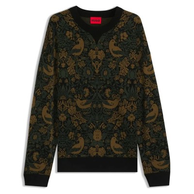 блуза,мъжки,пуловери,hugo,sorris,sweater,black