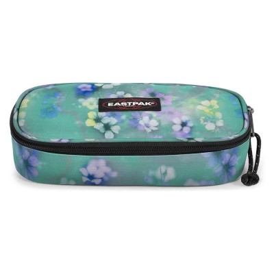 канцеларски,принадлежности,eastpak,oval,single,pencil,case,flora,fade,aqua,(green)