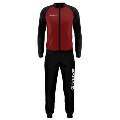 анцуг,мъжки,анцузи,givova,cuba,tracksuit,garnet,black,(red)