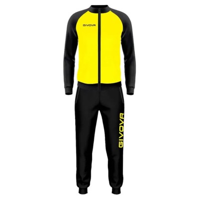 анцуг,мъжки,анцузи,givova,cuba,tracksuit,yellow,black