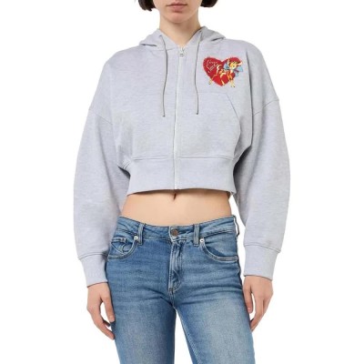 блуза,дамски,блузи,hugo,desty,blue,sweatshirt,grey,(open,grey)