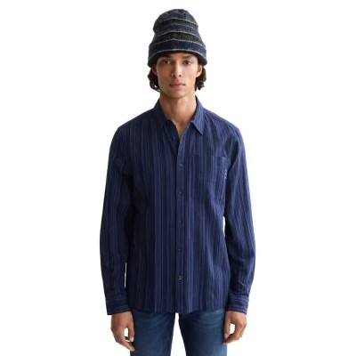 риза,с,дълъг,ръкав,мъжки,ризи,scotch,&,soda,textured,stipe,long,sleeve,shirt,blue