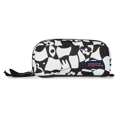 канцеларски,принадлежности,jansport,perfect,2.5l,pencil,case,gravity,check,(white)