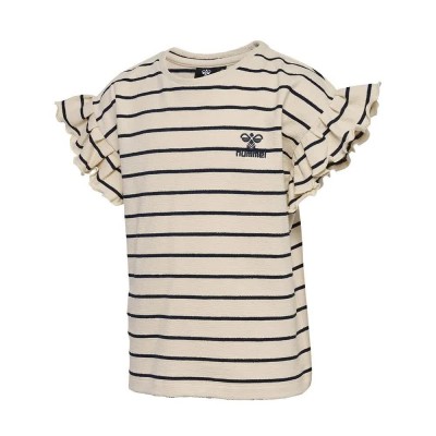 тениска,детски,тениски,hummel,ajma,short,sleeve,t,shirt,beige,(8141)
