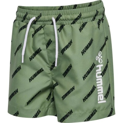 бански,гащета,детски,бански,костюми,hummel,chill,swimming,shorts,green,(6188)