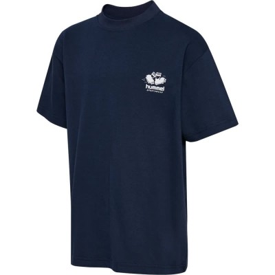 тениска,детски,тениски,hummel,loose,graphic,short,sleeve,t,shirt,blue,(dark,sapphire)