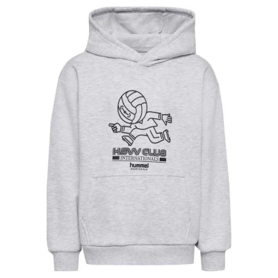 суичър,детски,блузи,hummel,loose,headball,hoodie,light,grey,melange