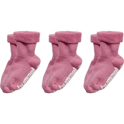 чорапи,детски,чорапи,hummel,mini,non,slip,socks,3,pairs,polignac,(pink)