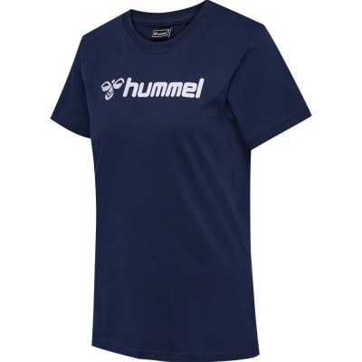тениска,дамски,тениски,hummel,mover,cotton,short,sleeve,t,shirt,marine,(blue)