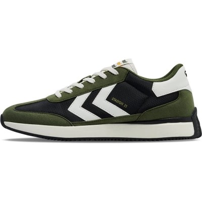 маратонки,мъжки,маратонки,hummel,stadion,23,trainers,winter,moss,(green,black)