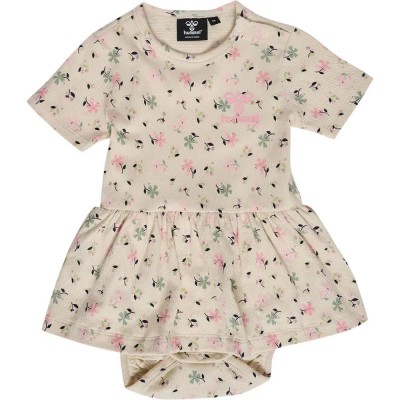 рокля,детски,поли,и,рокли,hummel,tyra,body,short,sleeve,dress,beige,(whitecap,gray)
