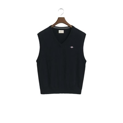 потник,мъжки,пуловери,gant,classic,knitted,vest,black,(evening,blue)