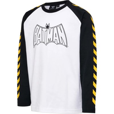 тениска,детски,тениски,hummel,batman,long,sleeve,t,shirt,white,(bright,white)