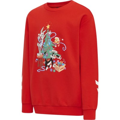 блуза,детски,блузи,hummel,bugs,bunny,dos,sweatshirt,fiery,red,(red)