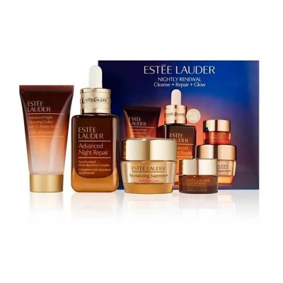 специфични,козметични,продукти,estee,lauder,advanced,night,serum,set,70ml,facial,treatment,golden