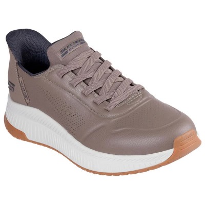 маратонки,мъжки,маратонки,skechers,bobs,squad,4,direct,step,trainers,taupe,pu,(brown)