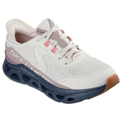 маратонки,дамски,маратонки,skechers,glide,step,atlus,trainers,natural,synthetic,mesh,gray,trim,(beige)
