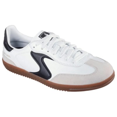 маратонки,дамски,маратонки,skechers,hotshot,kickoff,trainers,white,duraleather,leather,black,trim,(white)