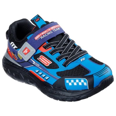 обувки,детски,маратонки,skechers,skech,tracks,slip,on,shoes,blue,synthetic,textile,red,navy,white,trim,(blue)