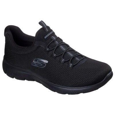 обувки,дамски,маратонки,skechers,summits,summer,blush,slip,on,shoes,black,mesh,trim,(black)