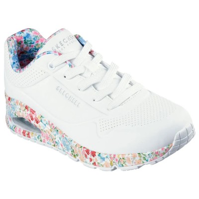 маратонки,дамски,маратонки,skechers,uno,majestic,garden,trainers,white,multi,duraleather,mesh,(white)