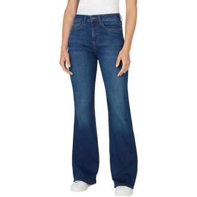 дамски,панталони,pepe,jeans,flare,willa,high,waist,jeans,blue