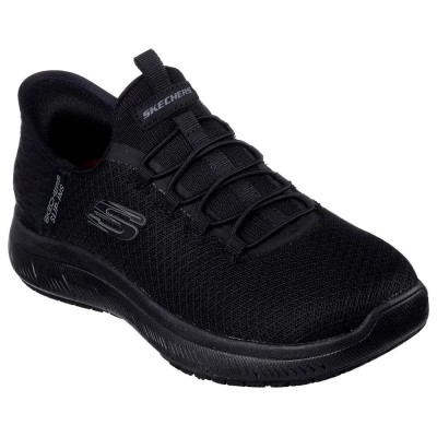 обувки,дамски,маратонки,skechers,summits,slip,on,shoes,black
