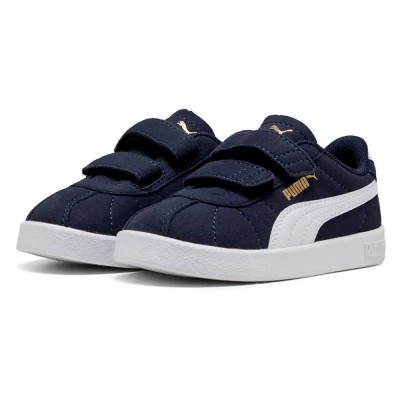 маратонки,детски,маратонки,puma,club,ii,v,trainers,navy,white,gold,(blue)