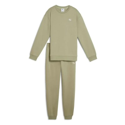 анцуг,детски,анцузи,puma,ess,elevated,relaxed,tracksuit,lux,army,(green)