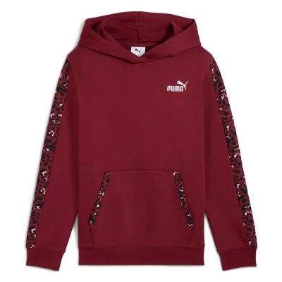 суичър,детски,блузи,puma,ess,graphic,animal,hoodie,ruby,shimmer,(red)